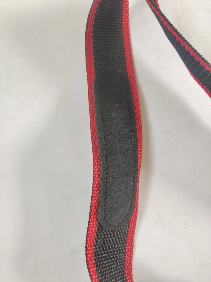 Original JVC Camcorder Camera Shoulder Carry Strap Retro Vintage Red & Black - Image 4 of 4