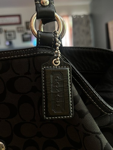 Coach Y2K Black Signature Soho East West Tote /Carrya… - Gem