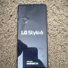 LG Stylo 6 Smartphone Android OS White Bar Style Mobile Phone Sleek Design