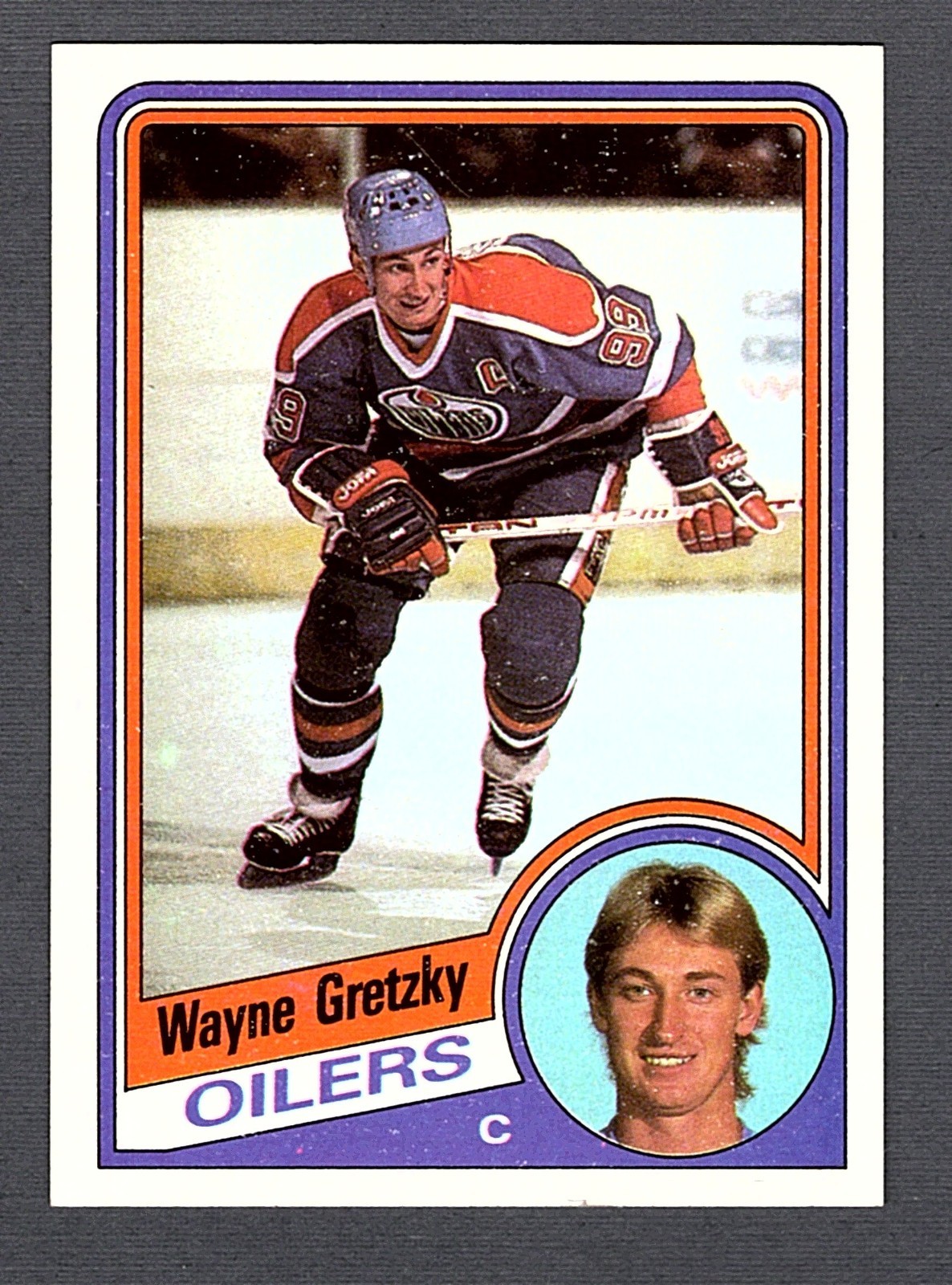 1984-85 Topps # 51 Wayne Gretzky Edmonton Oilers JP84WG1