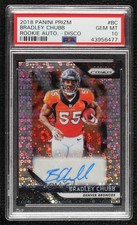 2018 Panini Prizm Rookie Disco Bradley Chubb #RA-BC PSA 10 GEM MT Auto 08gd