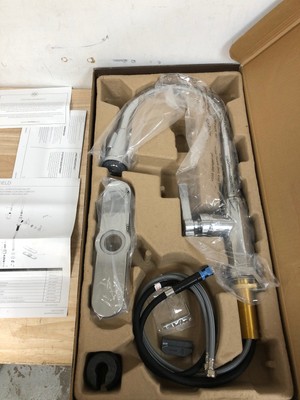 Signature Hardware SHXCGF107CP Greyfield Chrome Pull-Down Kitchen Faucet 1.8 GPM