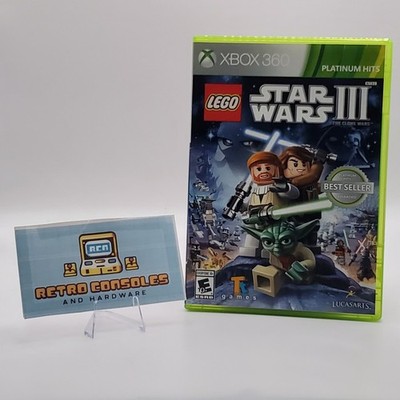 LEGO Star Wars III 3: The Clone Wars  (Xbox 360) Platinum CIB COMPLETE & TESTED