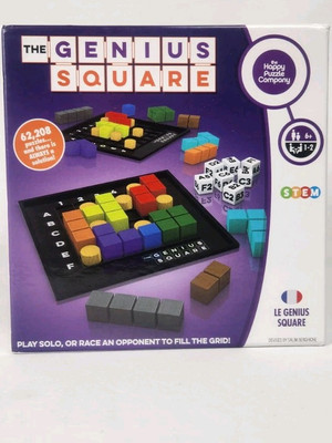 The Genius Square Board Game The Happy Puzzle Company Puzzle Games STEM