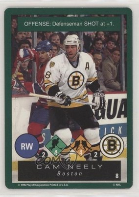 1995-96 Playoff One on One Challenge Cam Neely #8 HOF 03ew