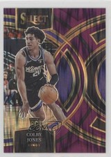 2023 Panini Select Premier Level Purple Flash Prizm /175 Colby Jones #132 09vk