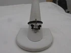 Vintage Sterling Silver Spinel Cubic Zirconia Bee Charm Ring Sz 9 #281