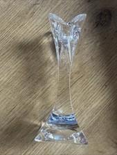 Nachtmann Bleikristall Kerzenständer, Kristall Leuchter  Krokus Blüte 13 cm