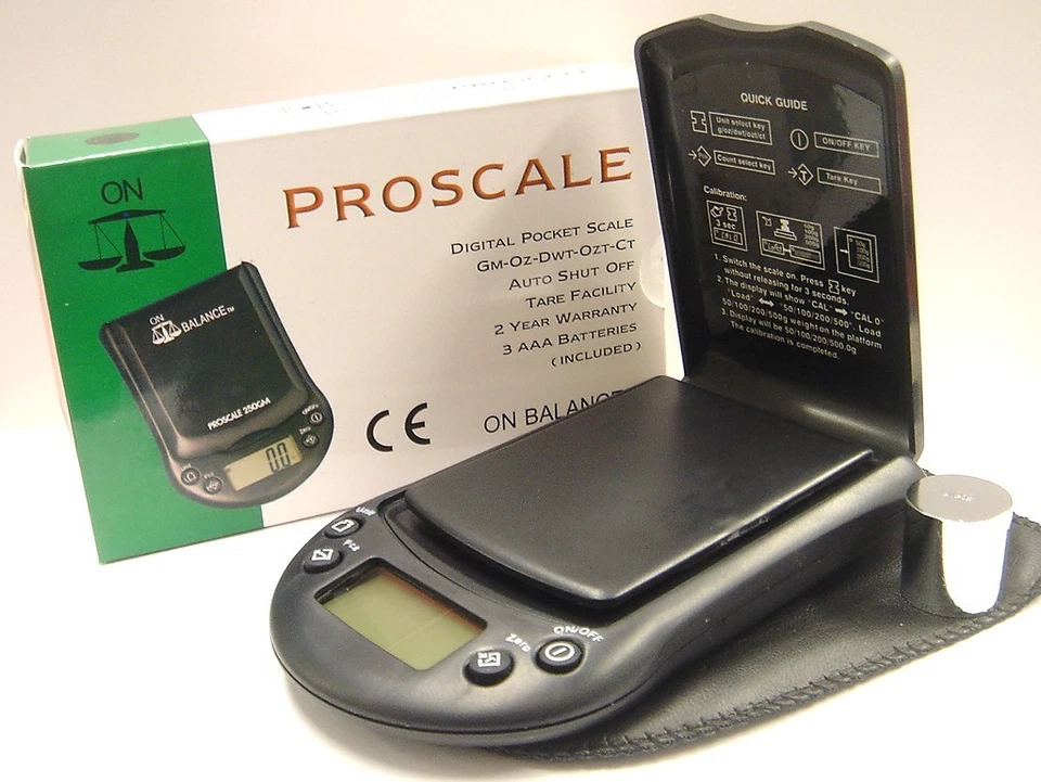 On Balance Proscale Digital Pocket Scale 500g x 0.1g PRO-500