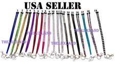 Rhinestone Bling Crystal Breakaway Lanyard ID Badge Cell Phone Camera Holder Key