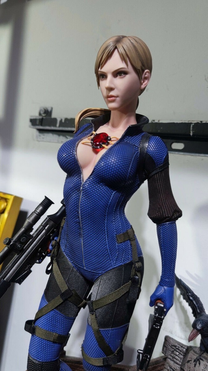 Hot Heart 1/4 Resident Evil 5 zombie killer Jill Valentine EX Collectible  Statue