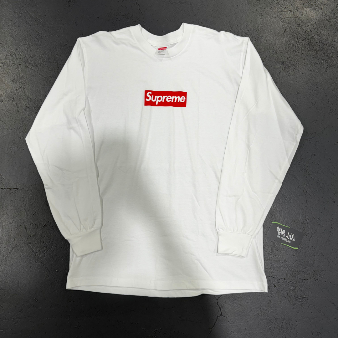 Supreme Box Logo L/S Tee (White) | eBay Supreme Box Logo L/S Tee (White) | eBay