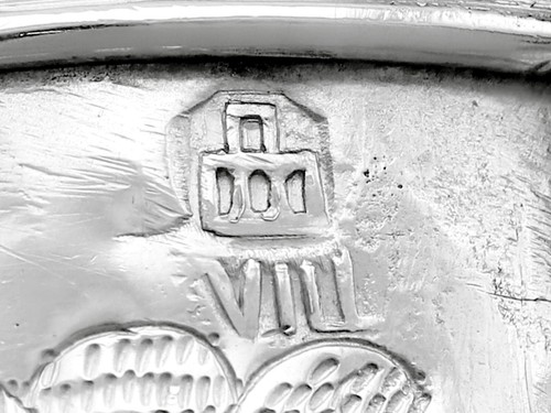 Antique Spanish Silver Jug and Matching Cups - Picture 7 of 12