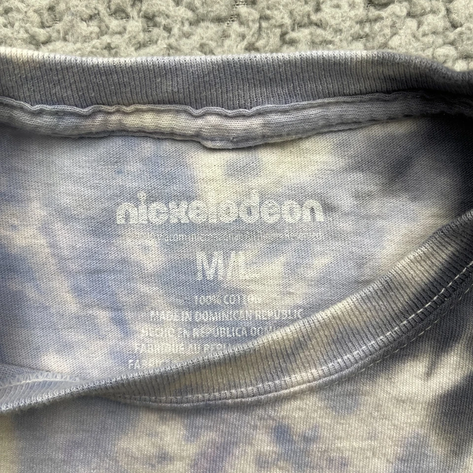 Рубашка мужская Nickelodeon All That средний размер Tide Dye Swirl ТВ-шоу промо ретро - Изображение 3 из 4