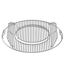 Charkettle Stainless Steel Double-Side Hinged Grill Grid with Handle, Replace...