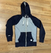 G-Star Raw Hoodie Pullover Pippen Hooded Vest L/S Full Zip Gray Size Small