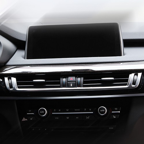 Car Center Console Air Condition Outlet Frame Decor Decals For BMW X5 X6 2015-18 - Picture 2 of 5