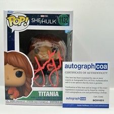 Jameela Jamil AUTOGRAPH - Titania - She-Hulk - Signed Funko Pop ACOA