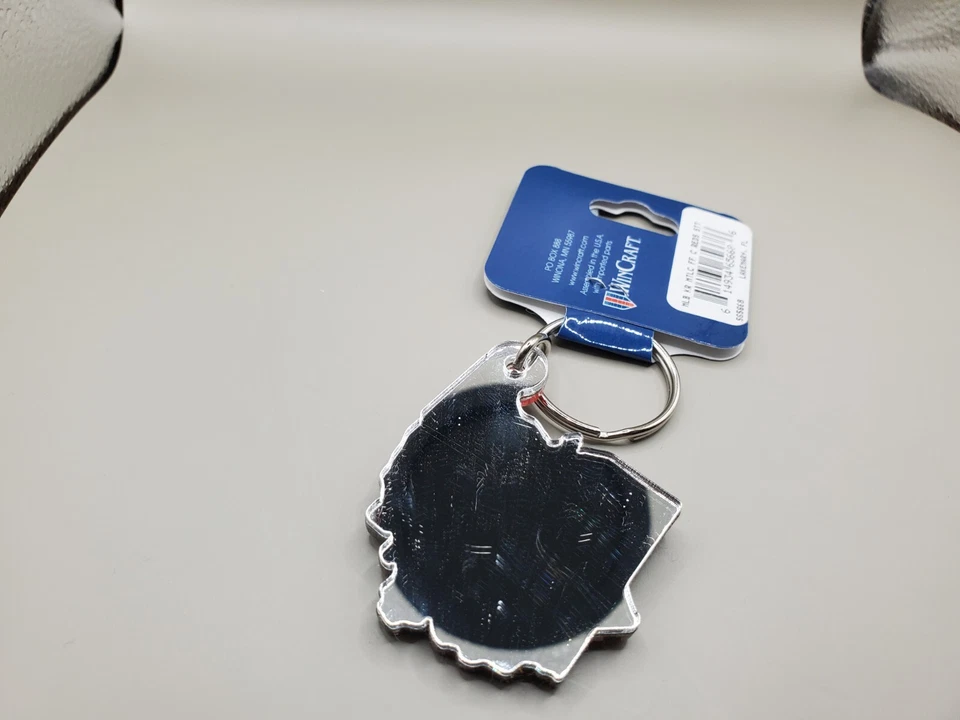 WinCraft MLB Cincinnati Reds Mirrored Back State Shaped Key Ring! New - Image 3 of 4