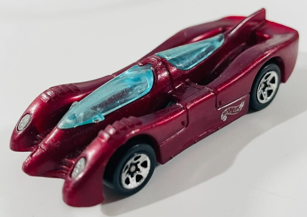1994 Vintage Hot Wheels Model Series Power Piston #5 Dark Red Diecast MINT