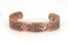 Eagle - Solid Copper High Power Magnetic Bangle Bracelet Cuff - BG56C