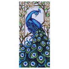 Bead Embroidery Kit Peacock Bead stitching Beadwork DIY VDV