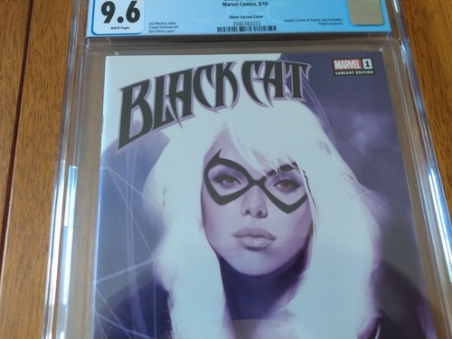 Black Cat #1 CGC 9.6 Jetpack Forbidden Planet Exclusive Marvel 2019 Comic Book - Picture 3 of 9