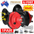 <!--F#f_0-->2Pcs Super Horn 12V 300DB Super Loud Horn Snail Motorcycle Car Truck Boat Train<!--F/-->