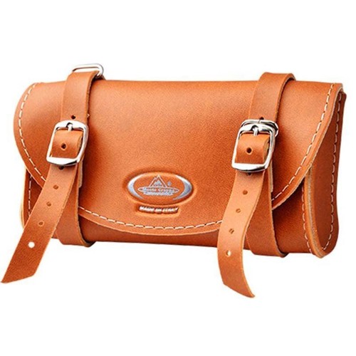 Sacoche Trousse à Outils Rigide Sous Selle Vélo Vintage Saddle Bag Old Bicycle Marron