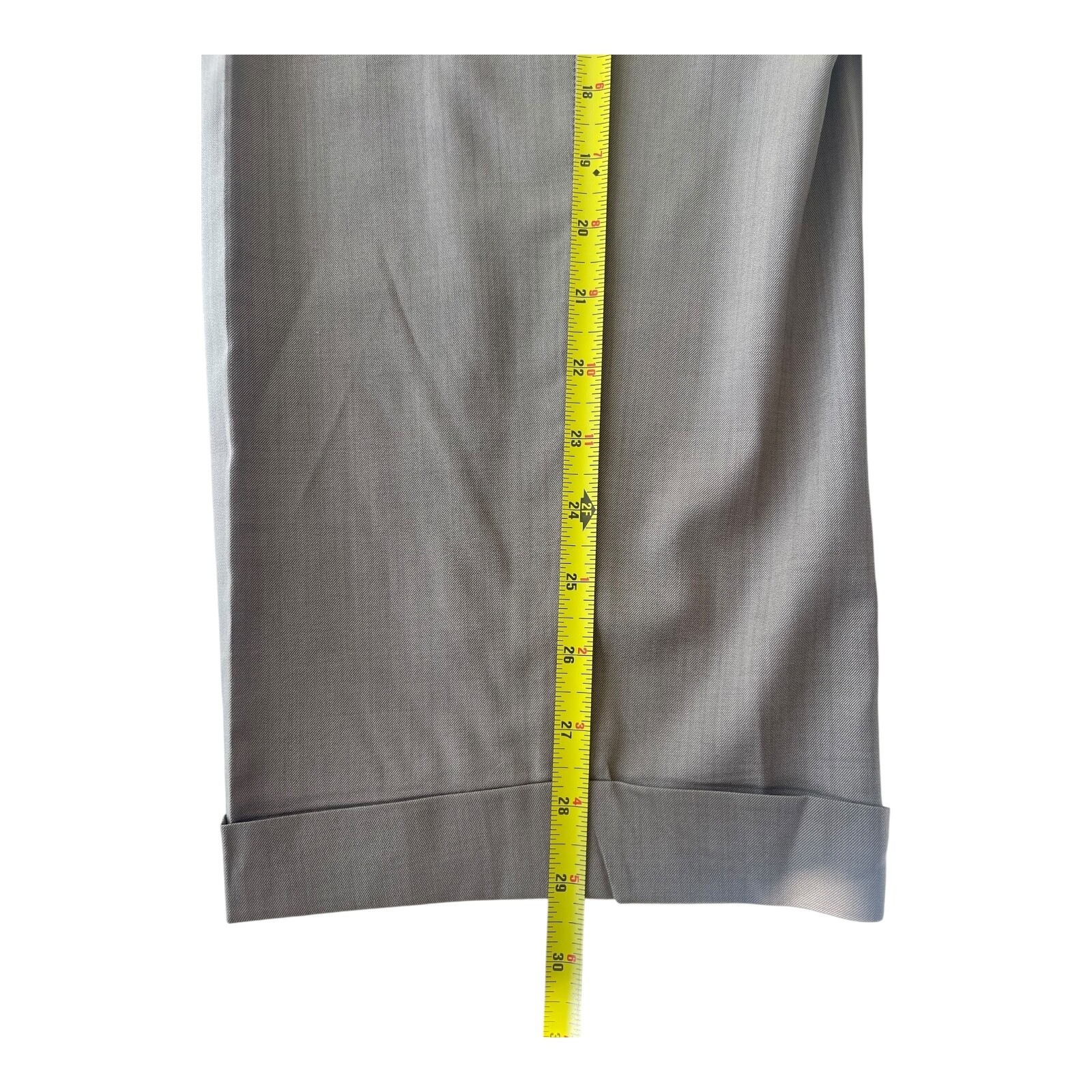 Pal Zileri Woven Pleated Cuffed 100percent Wool Mens Dress Pants. 32/30 image 7