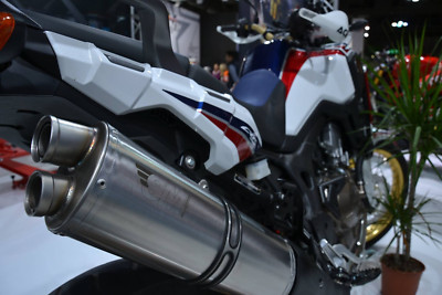 #ad #ad Honda Africa Twin CRF1000L 2015 2017 Silmotor Slipon Exhaust System Oval Road $489.95