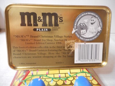 M&M's Christmas Village Series #3 Toy Shop Collectible Limited