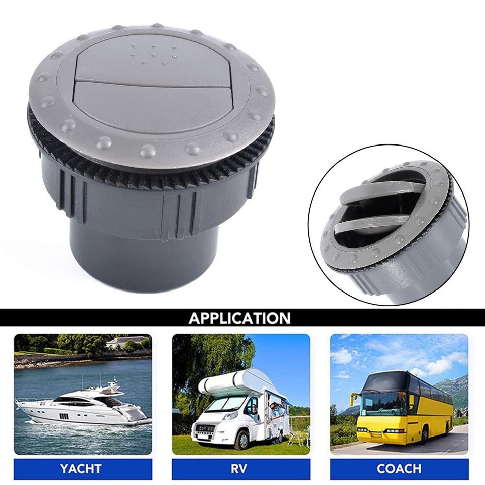 Molded ABS Material 60mm Round Air Vent Perfectly Fits Various Systems