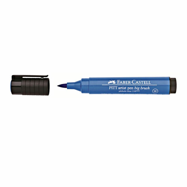 Faber-castell pitt big brush pen phthalo Blue (4005401676102)