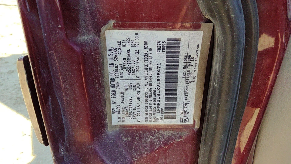 Ford Expedition 1997 1998 colector de admisión inferior fabricante original 5,4 L F65z9424d Foto 4 de 4