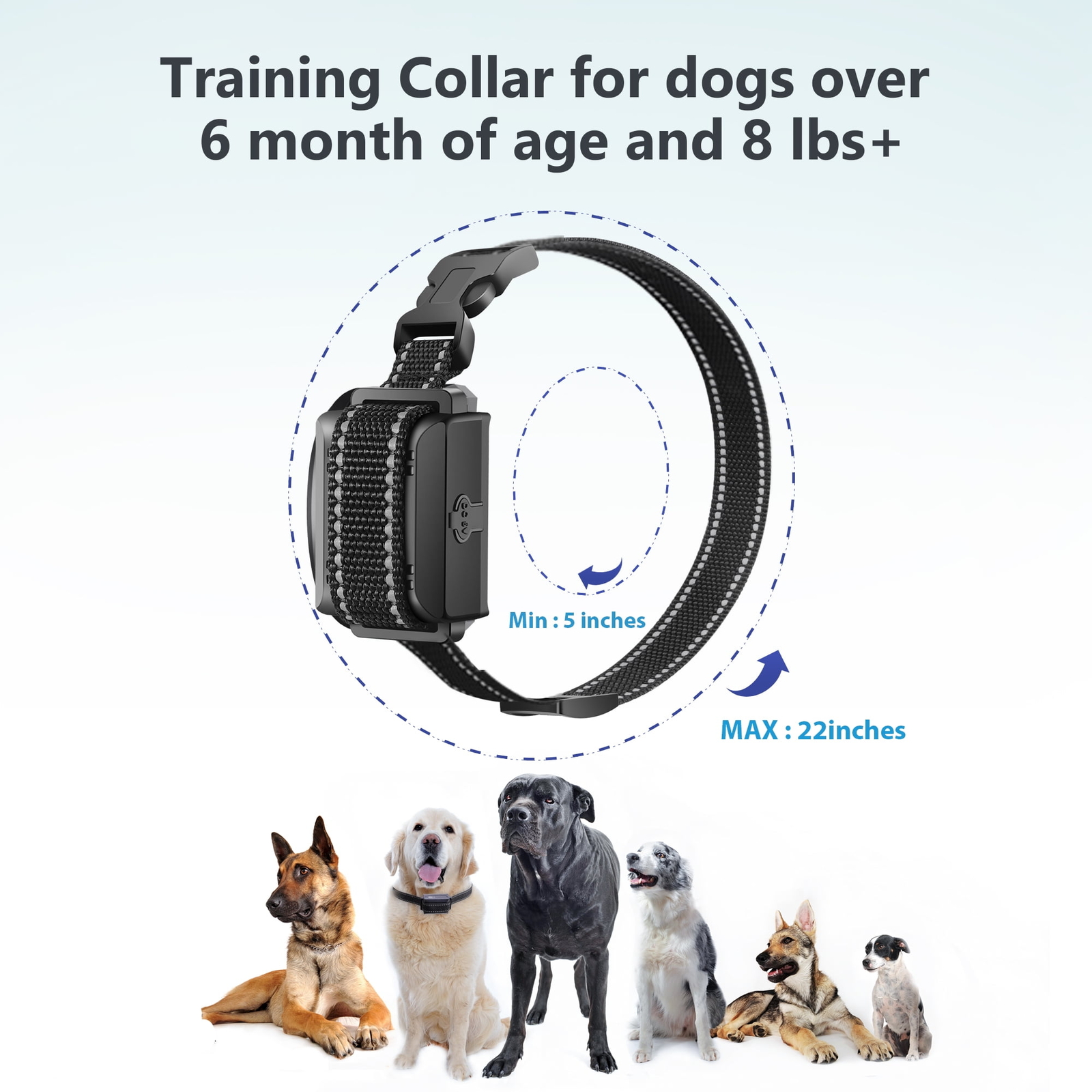 Petdiary T720 3300ft Dog Training Collar Waterproof Shock Collar with
