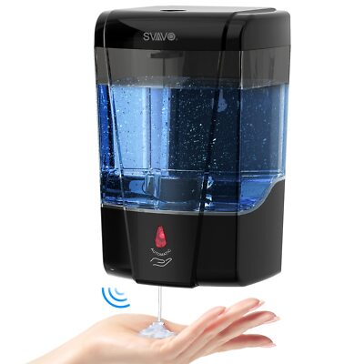 Automatic Soap Dispenser Wall Mount 600Ml/21 Fl.Oz Touchless Electric Pump