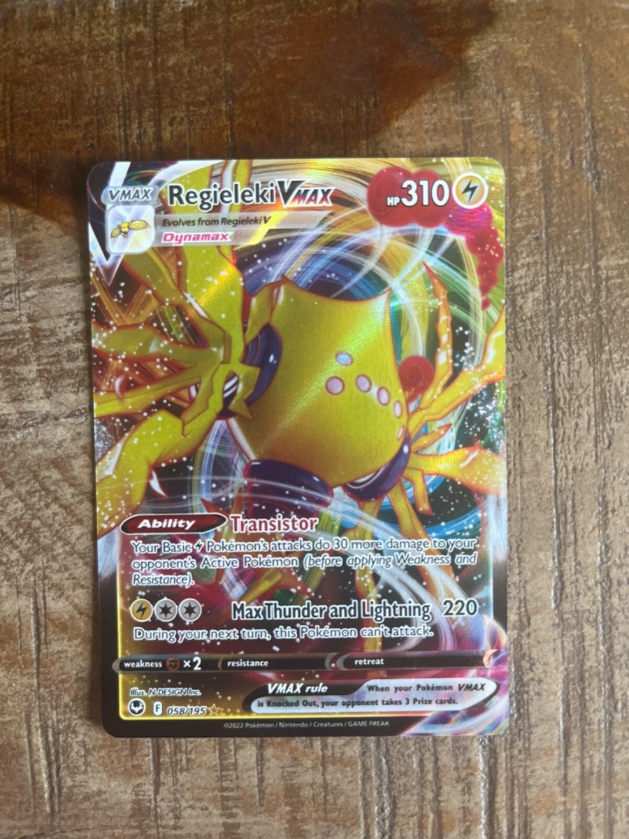 regieleki vmax pokemon card price Pokemon TCG - Regieleki VMAX Ultra Rare Holo - 058/195 - Silver Tempest