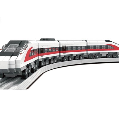 Train Building Blocks Sets STEM Model Toys Building Mini Bricks Kits with Tra...