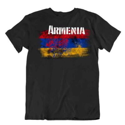 Armenien Flagge T-Shirt Andenken Reise Bluse Mode Armenia Flagge Tshirt