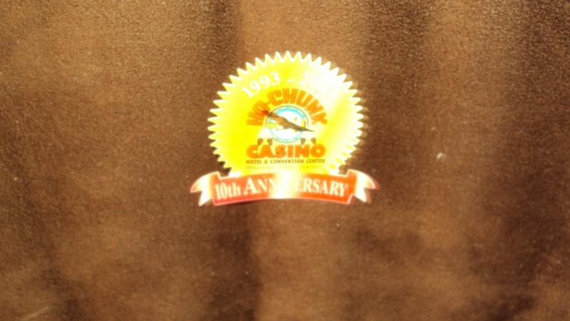 Ho-Chunk Casino 10th Anniversary 1993 - 2003 Metal Enamel Pin Wisconsin Dells