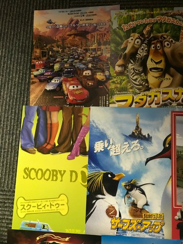 Japan kids' flyer SET of 25! DISNEY PIXAR cartoon Cars Planes Sponge Bob Peanuts - Picture 3 of 8