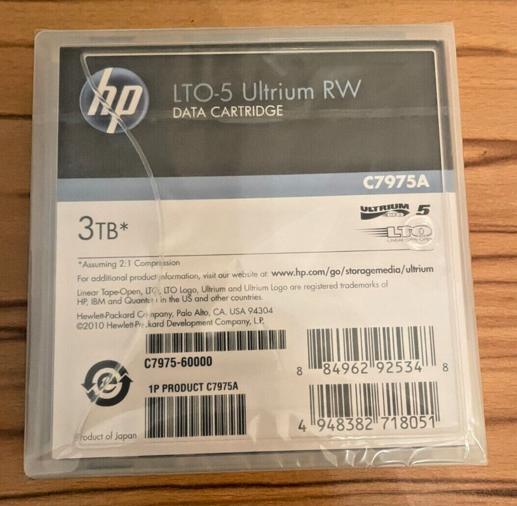 HP LTO-5 Ultrium RW Data Cartridge (C7975A) 5er Pack