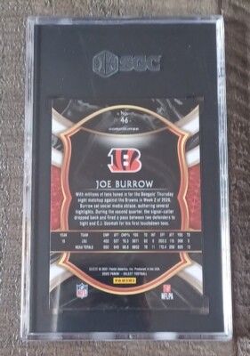 2020 Panini Select #46 Joe Burrow RC SCG 9 MINT *Concourse