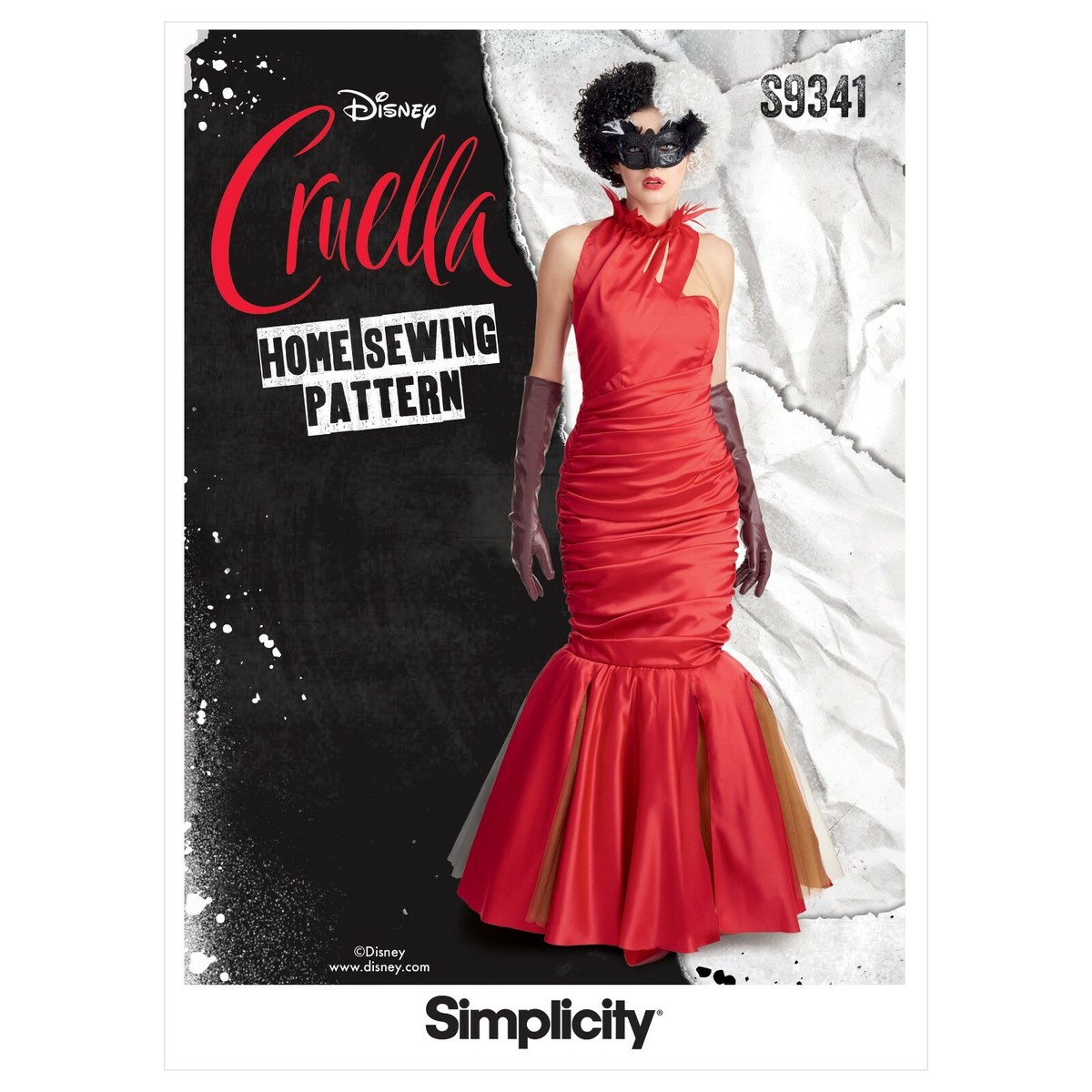 strapless open back dress Cruella  Ypsilon Dresses