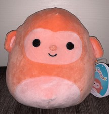NEW Elton The Monkey Orange 8 inch Squishmallow New With Tags 8" Squishmallows