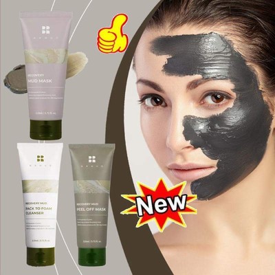 Recovery Mud Mask 3.71oz / 110ml With 100% Pure ''Boryeong'' Mud K·Beauty-NEW