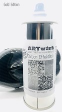 Effektlack Carbon Gold Edition 400ml Spraydose auch für WTD Wassertransferdruck 