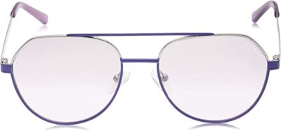 Guess GU3048 81Z Purple Metal Aviator Mirrored Sunglasses  display picture 2