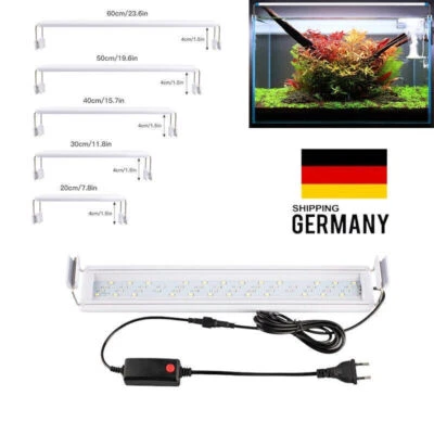 Aquarium Beleuchtung RGB LED 20cm-60cm 3 Modes Aufsetzleuchte Lampe